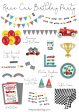 Race Car Birthday Party Invitation Fashion