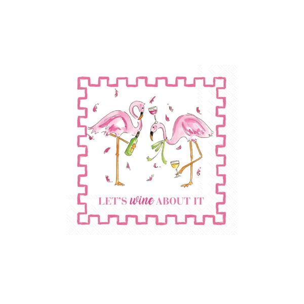 Let s Wine About It Dessert Napkins 20ct For Sale