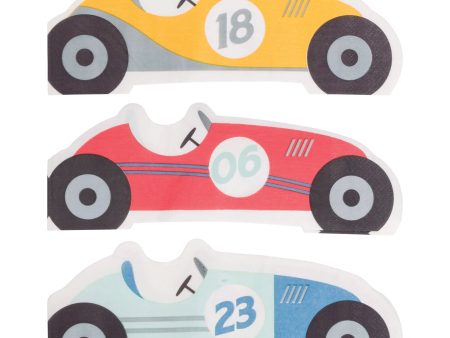 Vintage Racing Cars Dessert Napkins 24ct For Discount