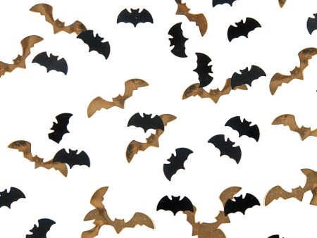 Black & Gold Bat Confetti Cheap