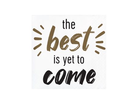 The Best is Yet to Come Graduation Dessert Napkins 16ct Discount