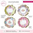 Floral Tea Party Assorted Dessert Plates 16ct Online now