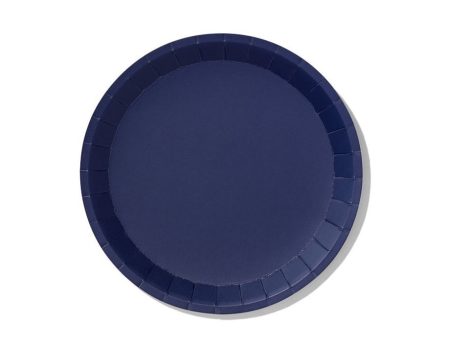 True Navy Blue Paper Dessert Plates 10ct For Cheap