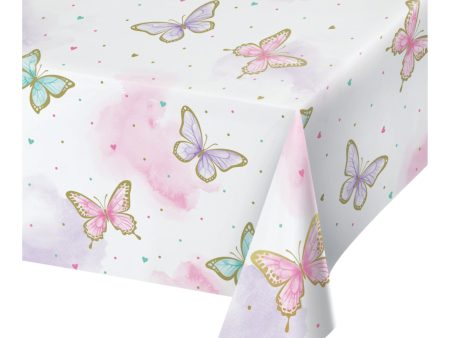 Butterfly Paper Table Cover Supply