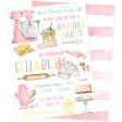 Baking Party Birthday Invitation Supply