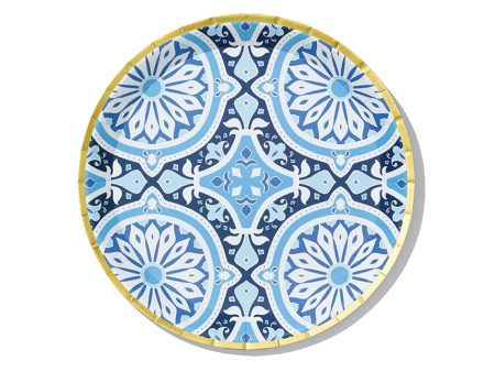 Amalfi Blues Dessert Plates 10ct Online Sale