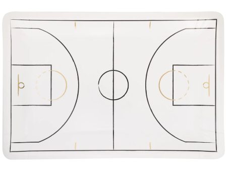 Basketball Court Lunch Plates 8ct Online