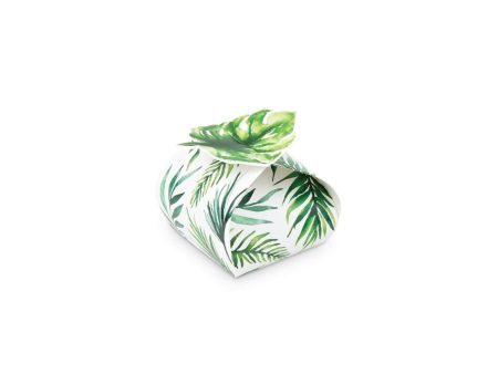 Mini Tropical Palm Leaf Favor Boxes 10ct Cheap