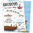 Gone Fishing Birthday Party Invitation For Discount