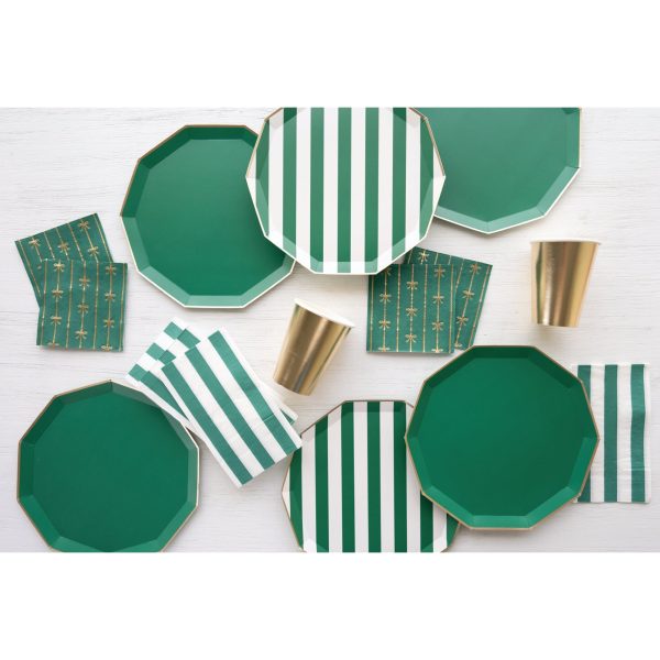 Emerald Green Bow Dessert Napkins 20ct Sale