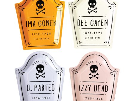 Tombstone Lunch Plates 8ct For Sale