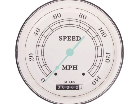 Speedometer Dessert Plates 8ct Fashion