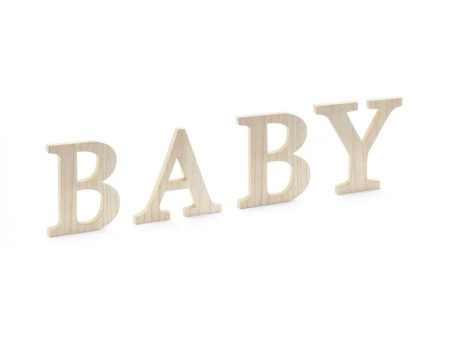 Wooden Baby Letter Sign Cheap