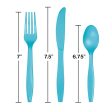 Bermuda Blue Plastic Cutlery Set for 8 Discount