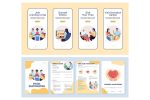 Social participation in charity template set Online Hot Sale