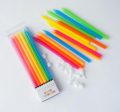 Tall Neon Rainbow Birthday Candles 12ct For Discount