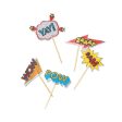 Superhero Party Cupcake Toppers Online Hot Sale