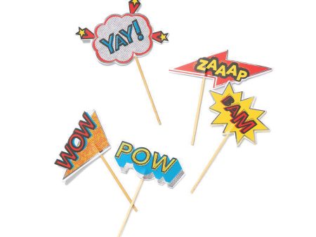 Superhero Party Cupcake Toppers Online Hot Sale