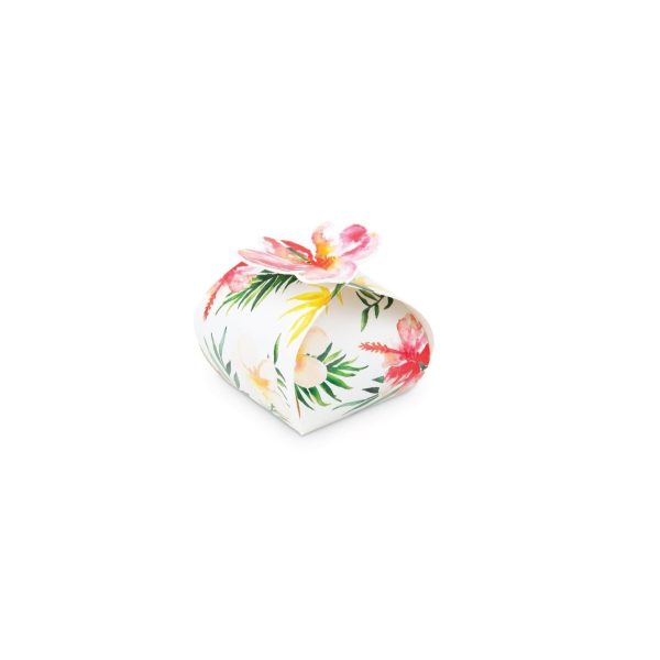 Mini Tropical Floral Favor Boxes 10ct Online now