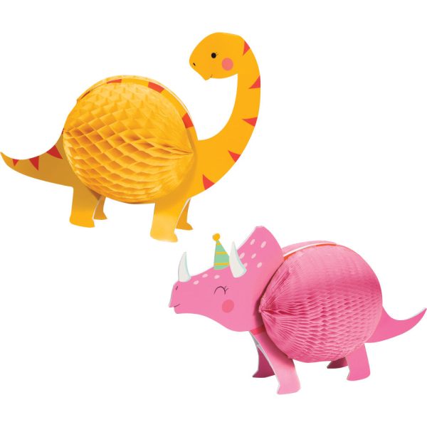 Girl Dinosaur Centerpieces 2ct Online now