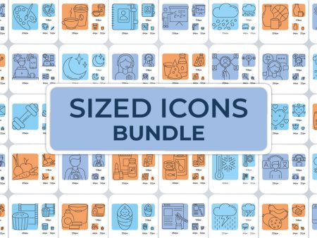 Sized icons bundle Hot on Sale