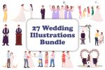 Wedding interacting figures bundle For Discount