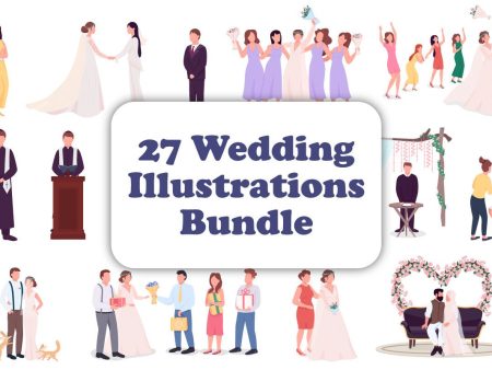 Wedding interacting figures bundle For Discount