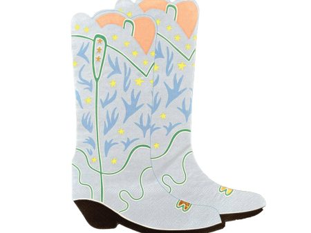 Yeehaw Cowboy Boots Lunch Napkins 16ct Online now