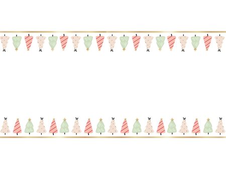 Whimsical Christmas Tree Paper Table Runner 25ft Sale