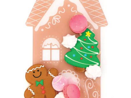 Acrylic Gingerbread House Serving Tray on Sale