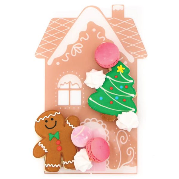 Acrylic Gingerbread House Serving Tray on Sale