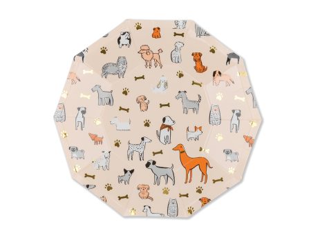 Bow Wow Dog Dessert Plates 8ct Online Sale