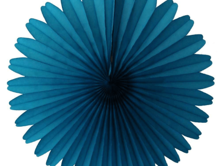 13  Turquoise Tissue Paper Fan Supply