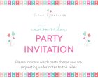 Custom Printable Birthday Invitation Supply