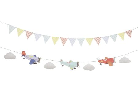 Airplane Party Garland Set 7ft on Sale