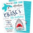 Jawsome Shark Birthday Invitation Online now