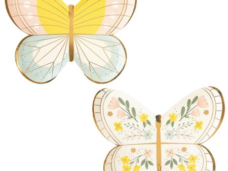 Springtime Butterfly Dessert Plates 8ct Online