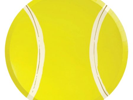 Tennis Ball Lunch Plates 8ct For Discount