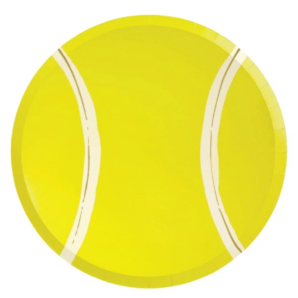 Tennis Ball Lunch Plates 8ct For Discount