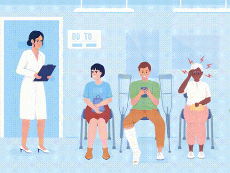 Animated patient flow illustration Hot on Sale