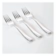 Classic Silver Plastic Forks 20ct For Sale