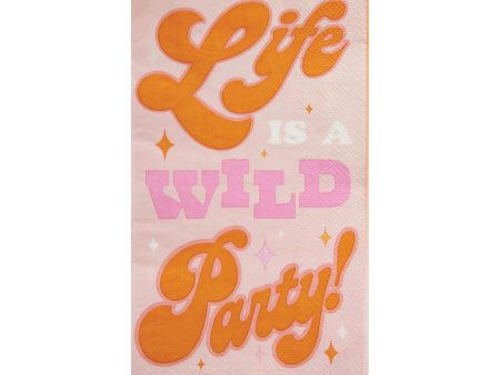 Groovy Life is a Wild Party Guest Towels 16ct Sale