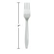 Classic Silver Plastic Forks 24ct Online Sale