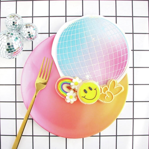 Ombre Disco Ball Lunch Napkins 20ct For Cheap