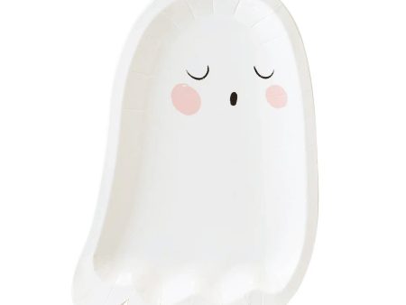 Spooky Cute Halloween Ghost Dessert Plates 8ct Online now