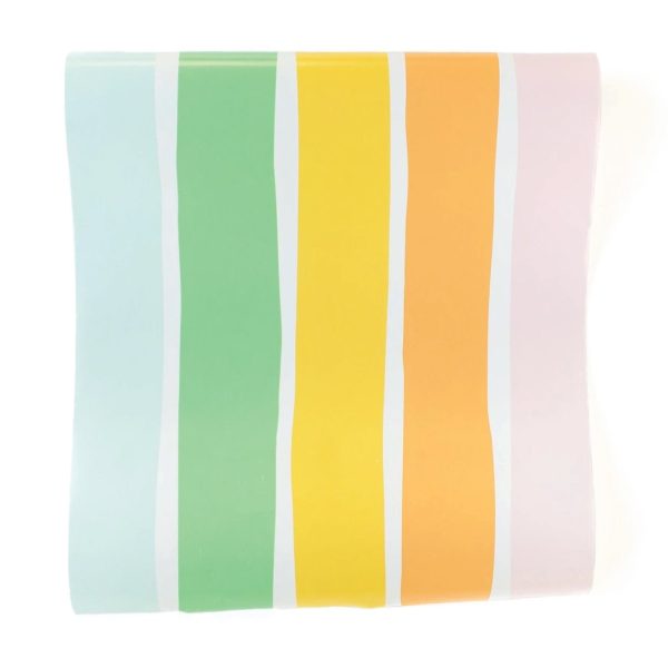 Pastel Rainbow Paper Table Runner 10ft For Discount