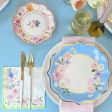 Floral Tea Party Assorted Dessert Plates 16ct Online now