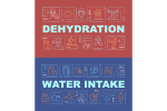 Water consumption word concepts banners bundle Online now