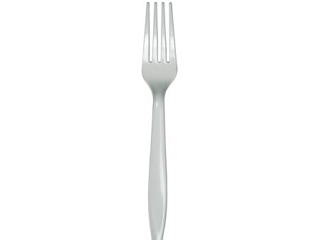 Classic Silver Plastic Forks 24ct Online Sale