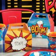 Superhero Comic Favor Boxes 4ct on Sale